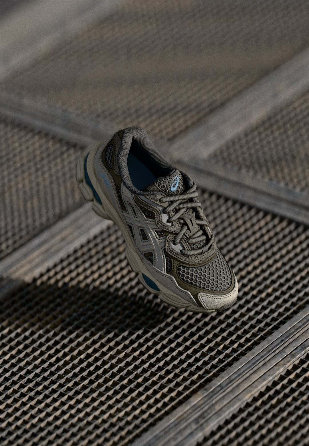 ASICS SportStyle GEL-NYC UNISEX - Sneaker low - steeple grey/cream/dunkelgrau