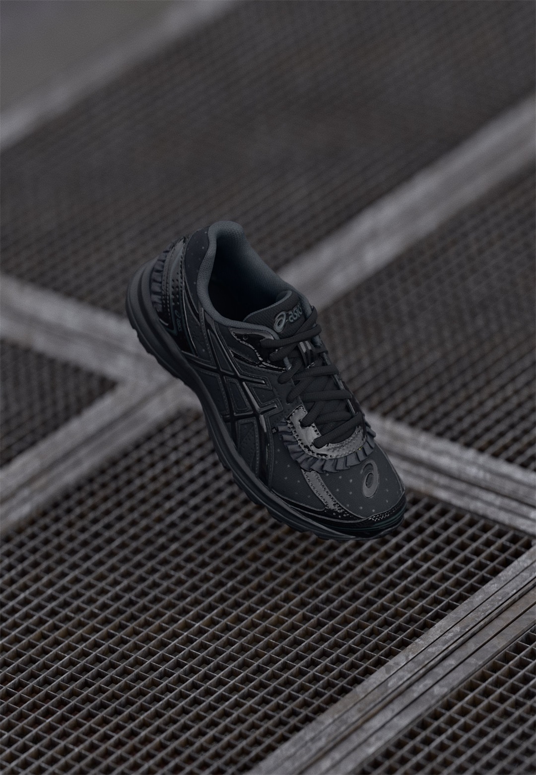 ASICS SportStyle JOG 100S UNISEX - Sneaker low - black/schwarz