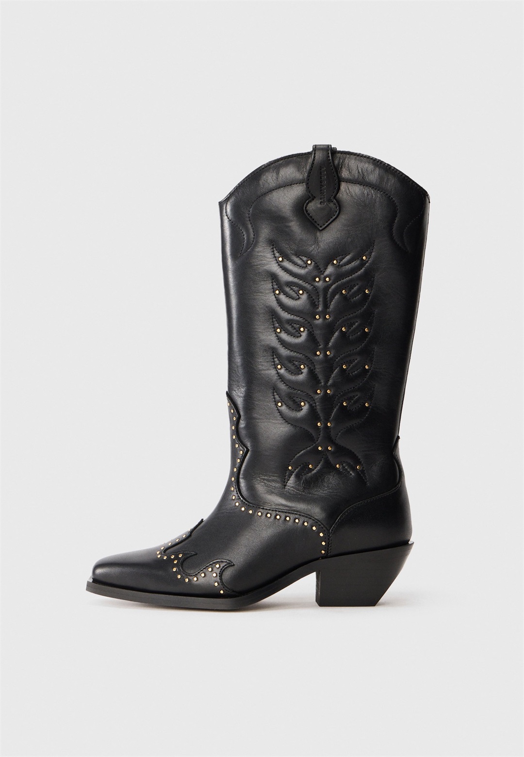 AllSaints DOLLY - Cowboy-/Bikerboot - black/schwarz