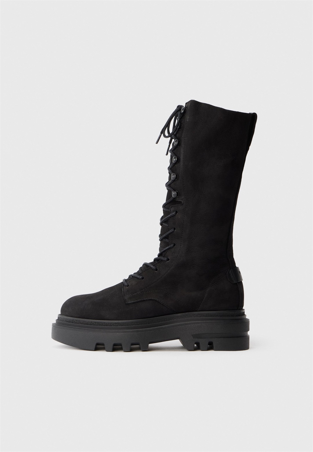 AllSaints JAY - Schnürstiefel - washed black/schwarz