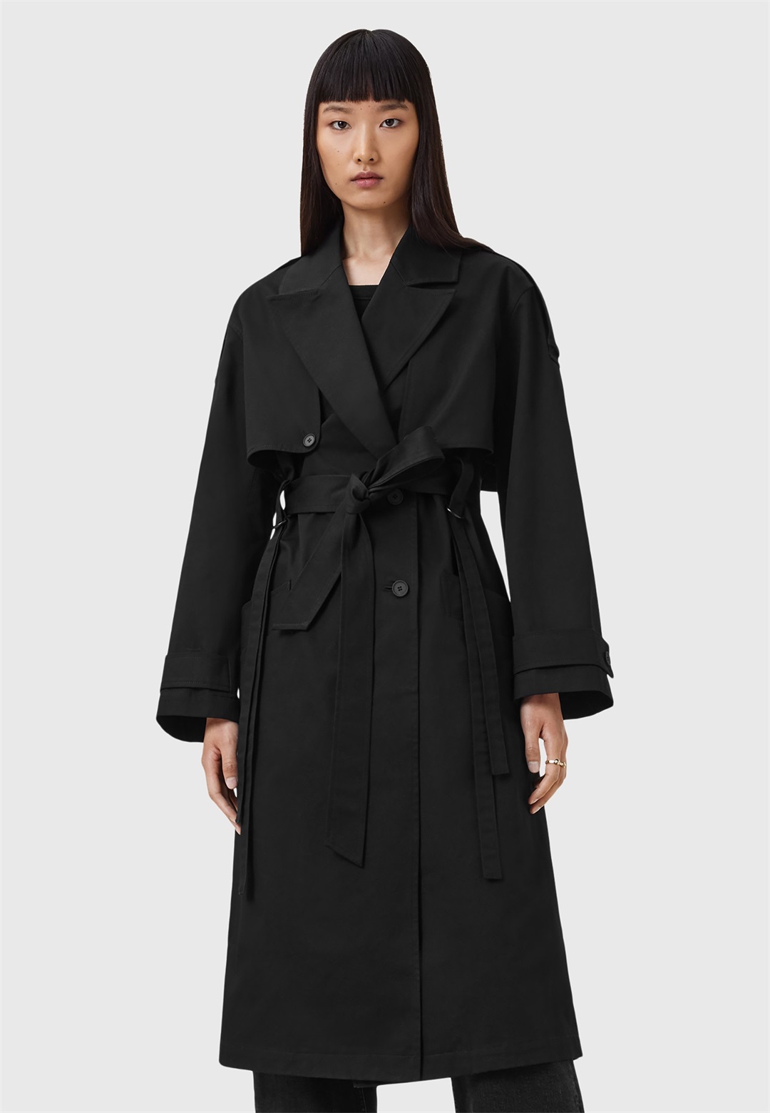 AllSaints CADENCE - Trenchcoat - black/schwarz