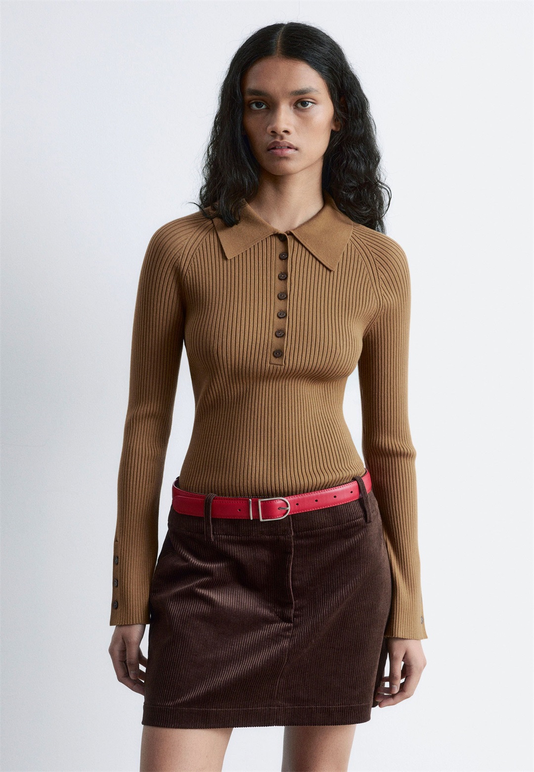 & other stories Langarmshirt - caramel brown/braun