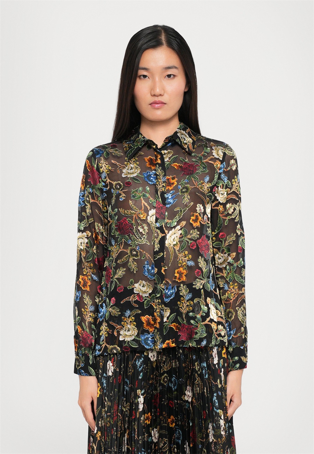 Alice + Olivia WILLA - Hemdbluse - black/mehrfarbig