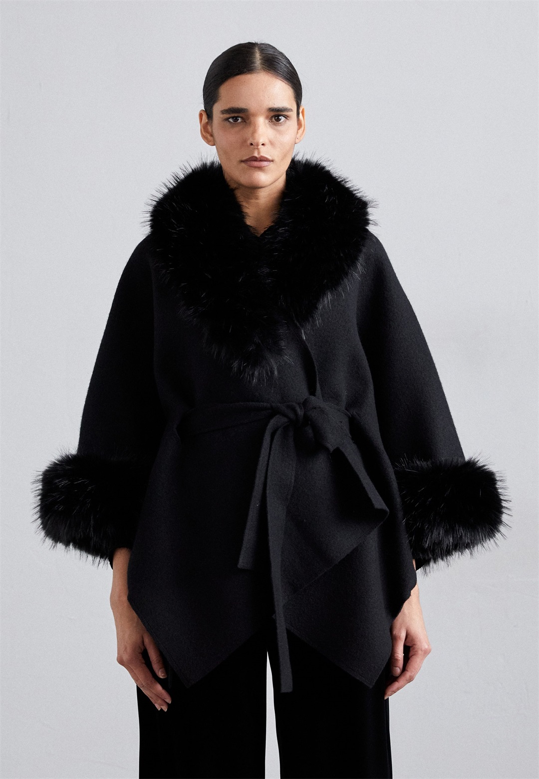 Alice + Olivia Cape - black/schwarz