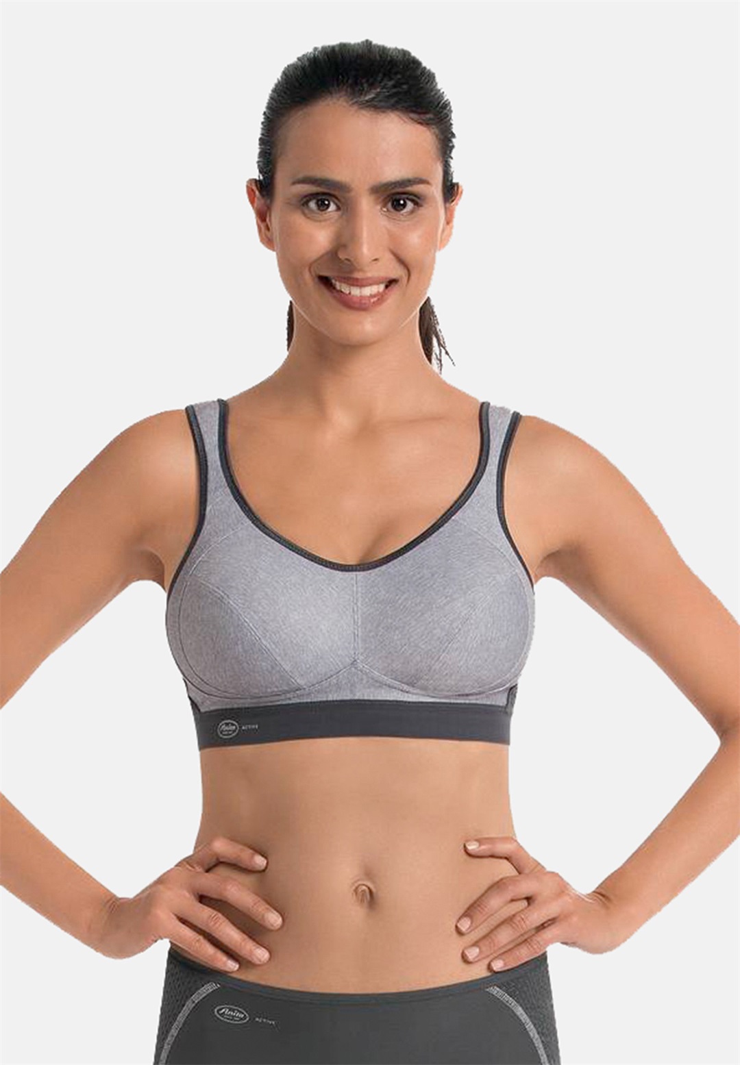 Anita ACTIVE EXTREME CONTROL - Sport BH - gris / argent/grau