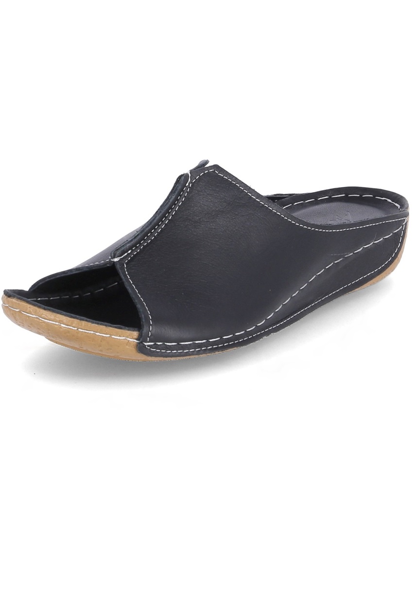 Andrea Conti Pantolette flach - schwarz