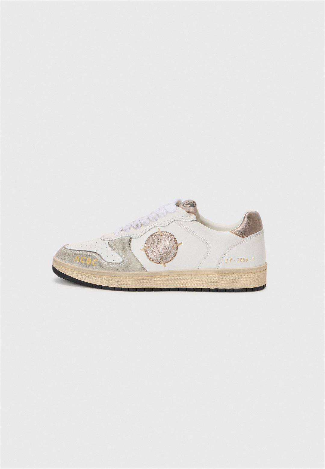 ACBC Sneaker low - white/champagne/weiß