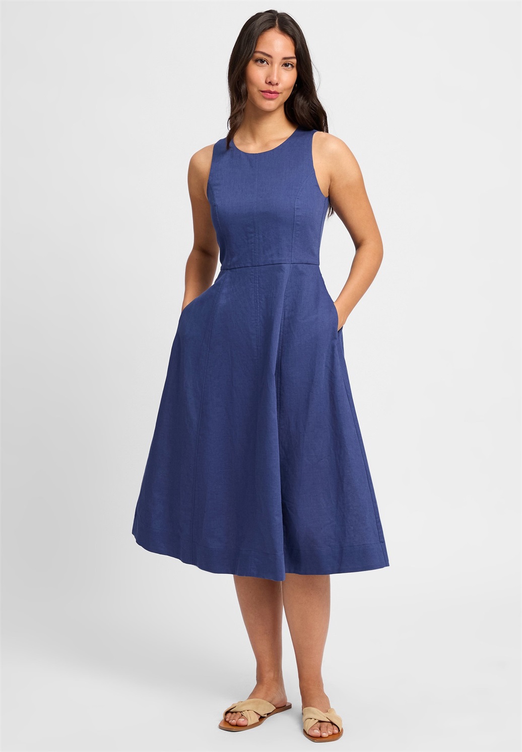 AMBIANCE Freizeitkleid - indigo/blau