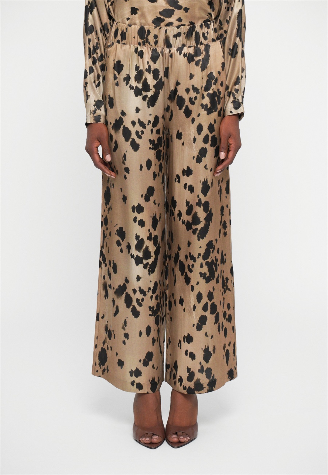 AERON CRUST PANTS - Stoffhose - beige