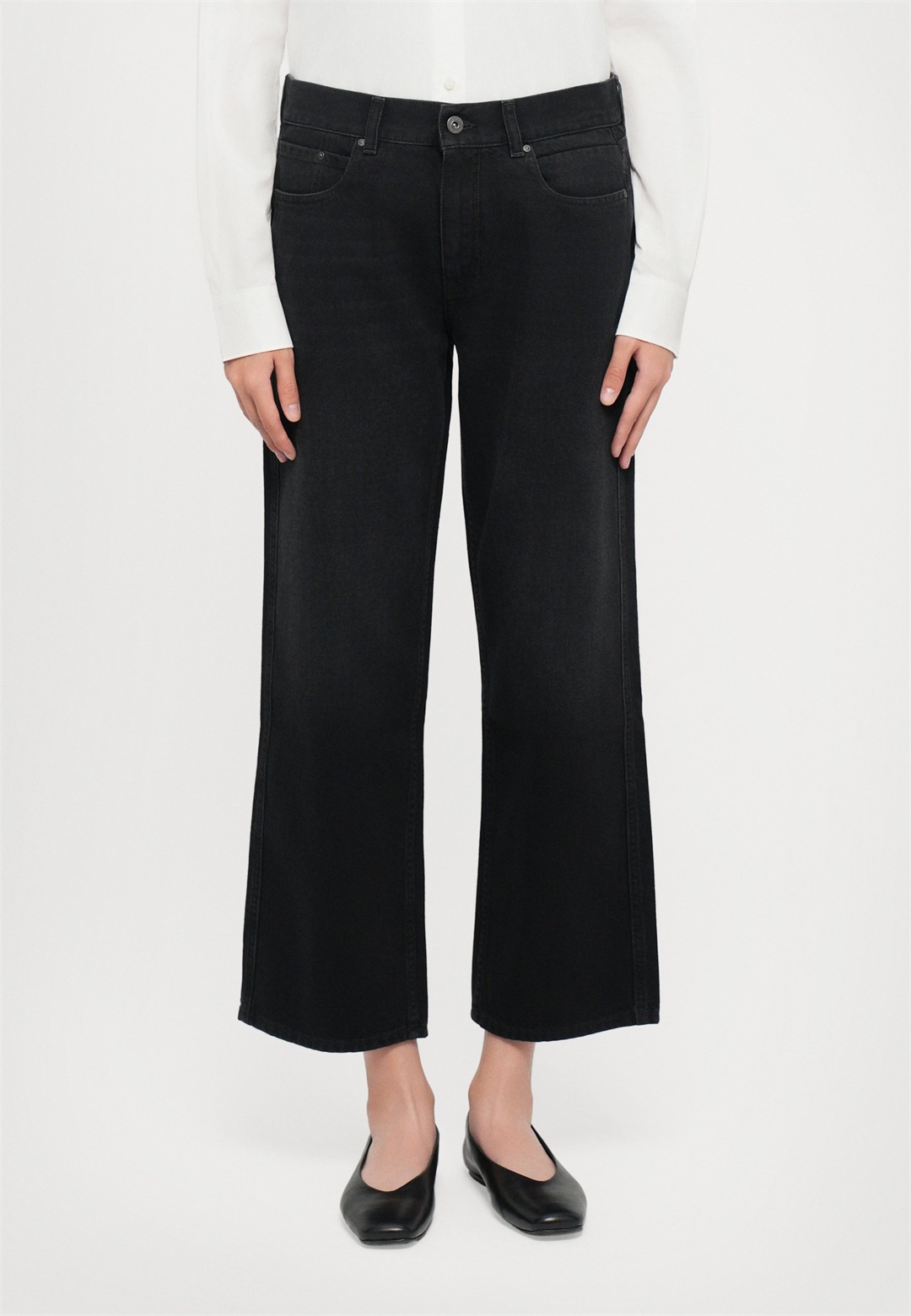 AG Jeans FLORENCE SLOUCHY - Jeans Relaxed Fit - black/black denim