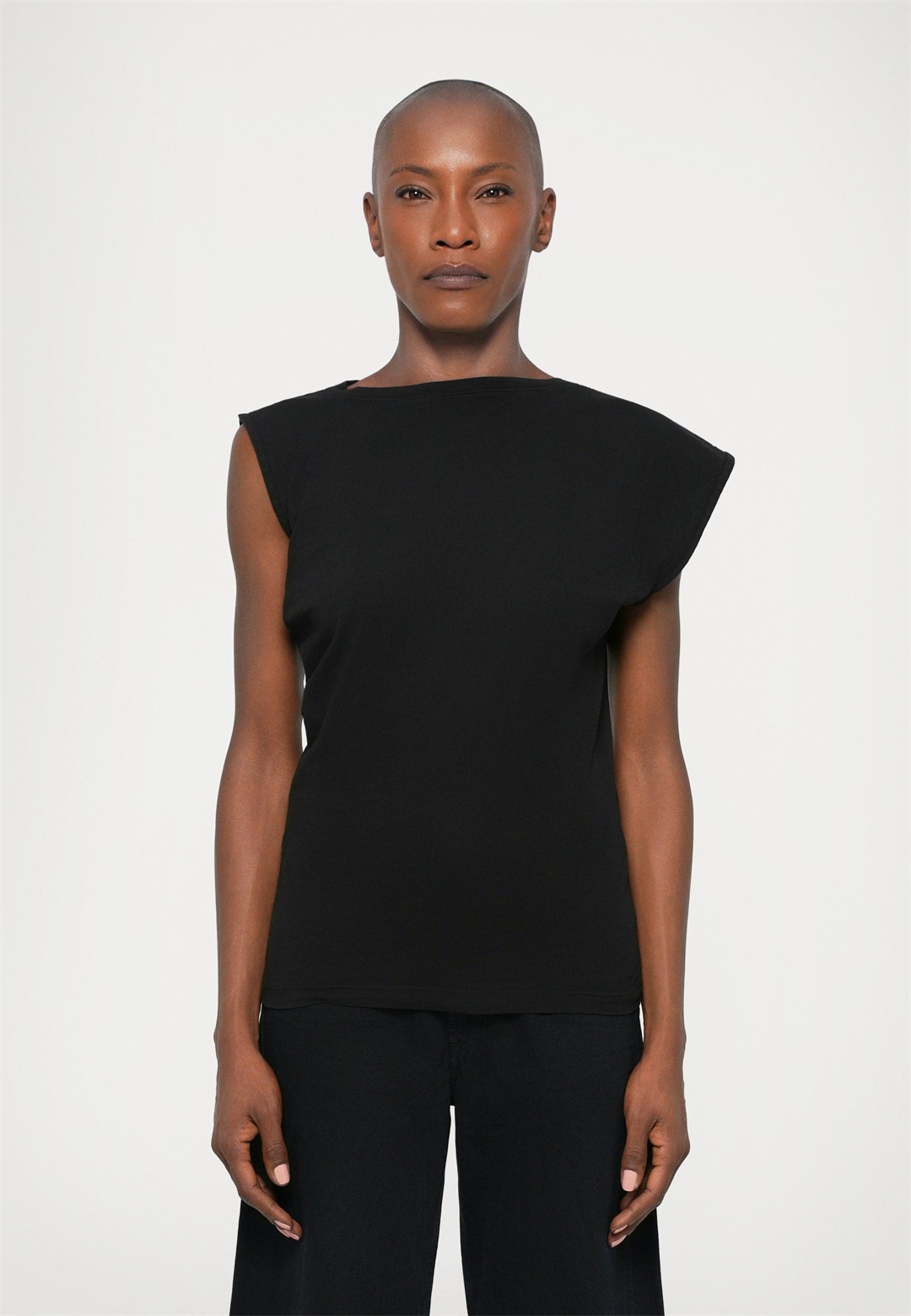 Agolde BETH TEE - T-Shirt basic - black/schwarz