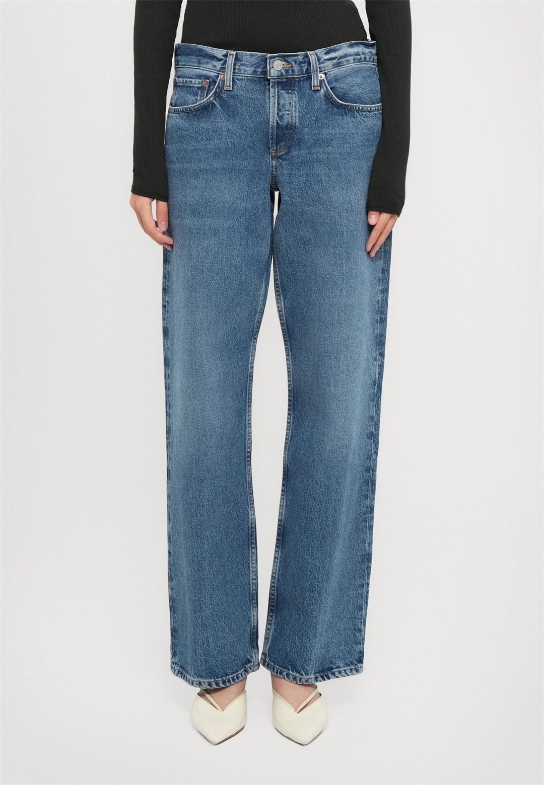 Agolde LOW RISE LOOSE - Jeans Relaxed Fit - blue/blue denim