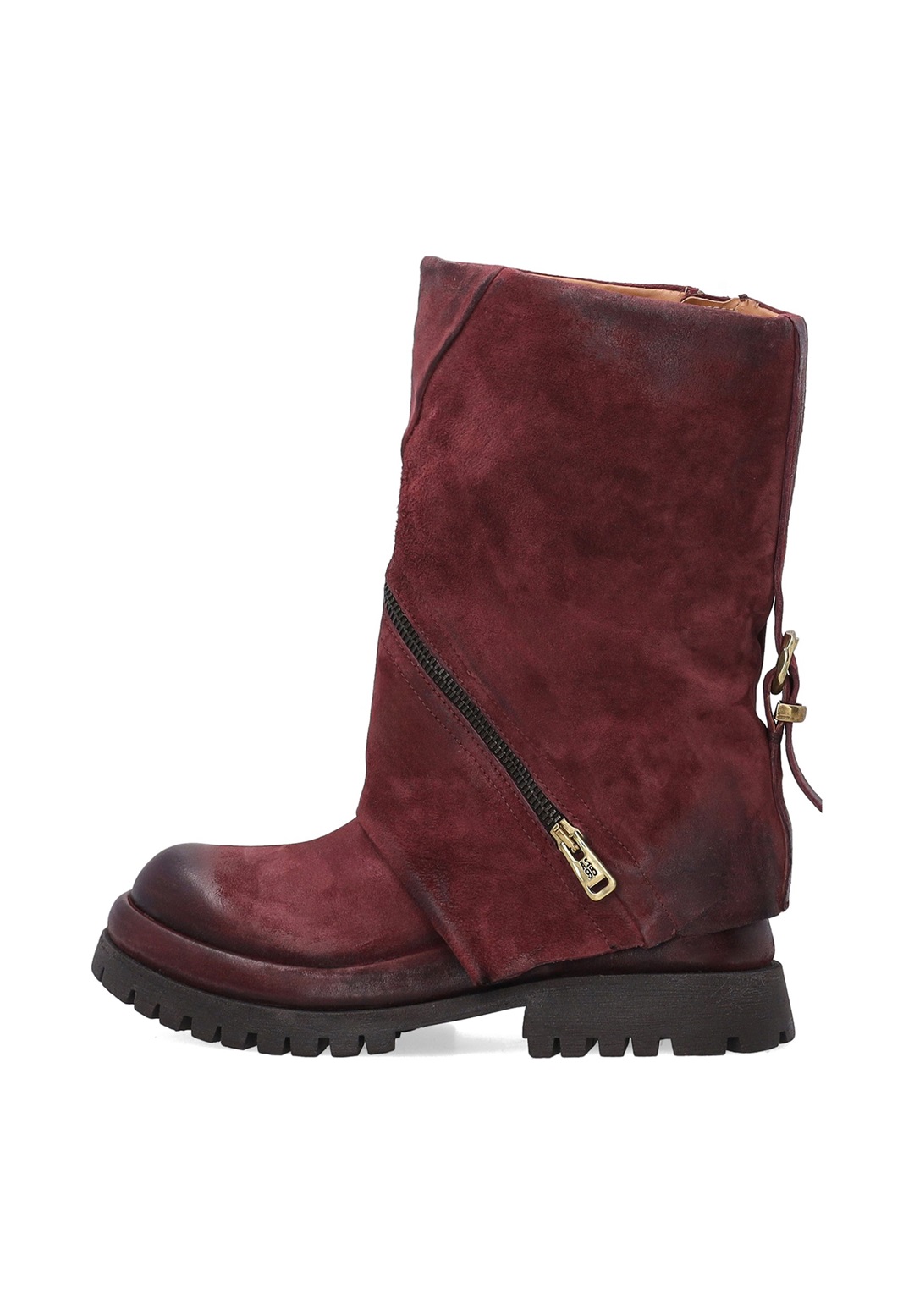 A.S.98 Cowboy-/Bikerstiefelette - dark red/dunkelrot