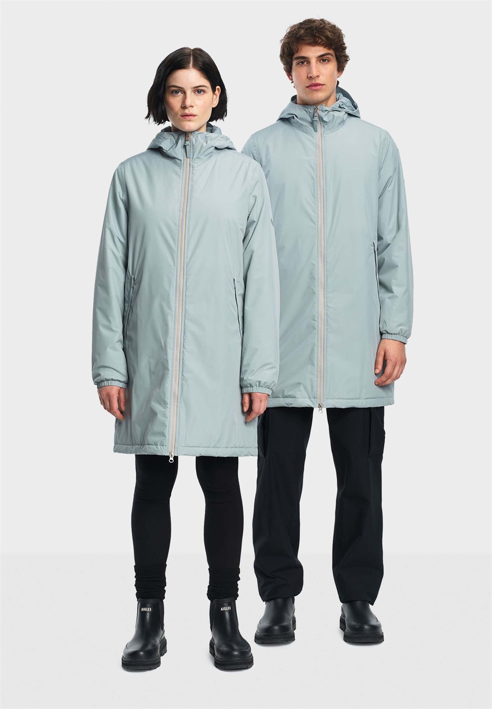 Aigle UNISEX - Parka - light blue/hellblau