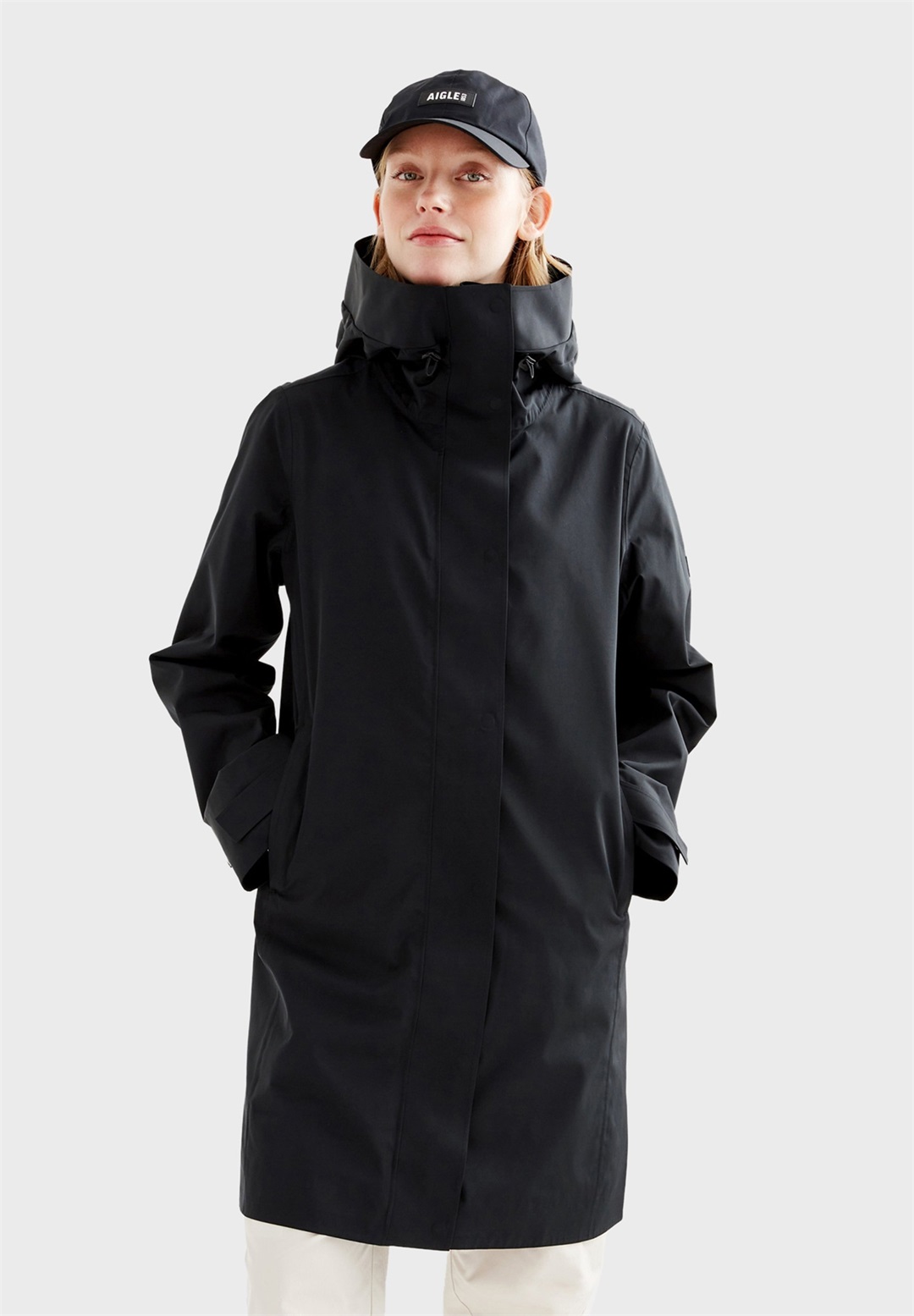 Aigle Regenjacke / wasserabweisende Jacke - black/schwarz