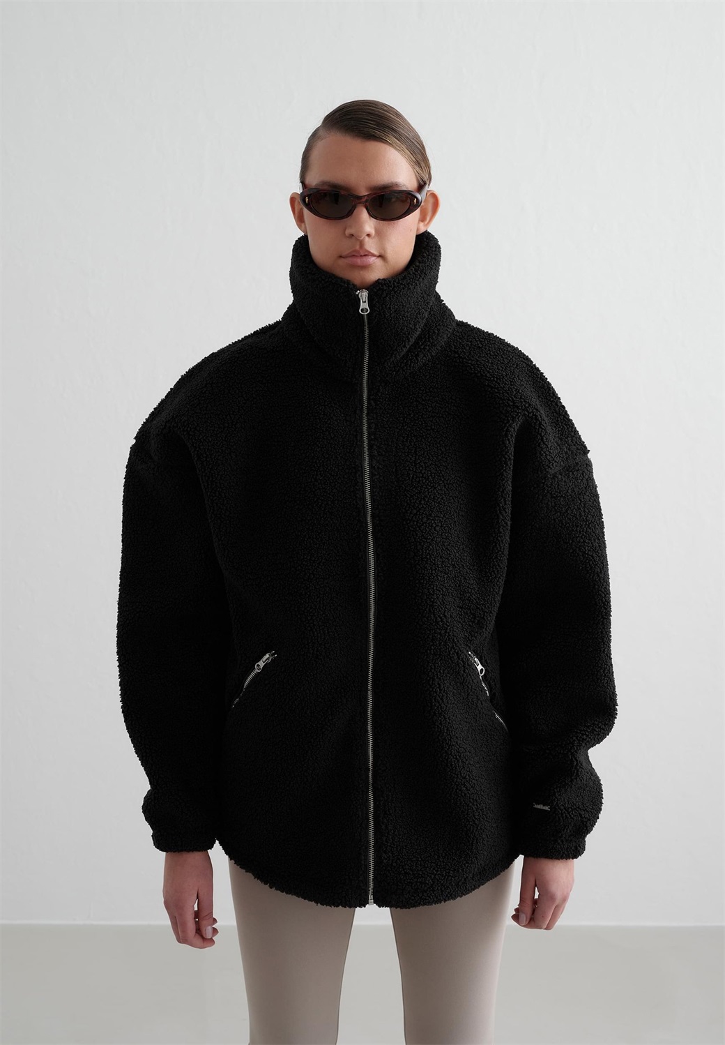 aim’n® PILE - Fleecejacke - black/schwarz