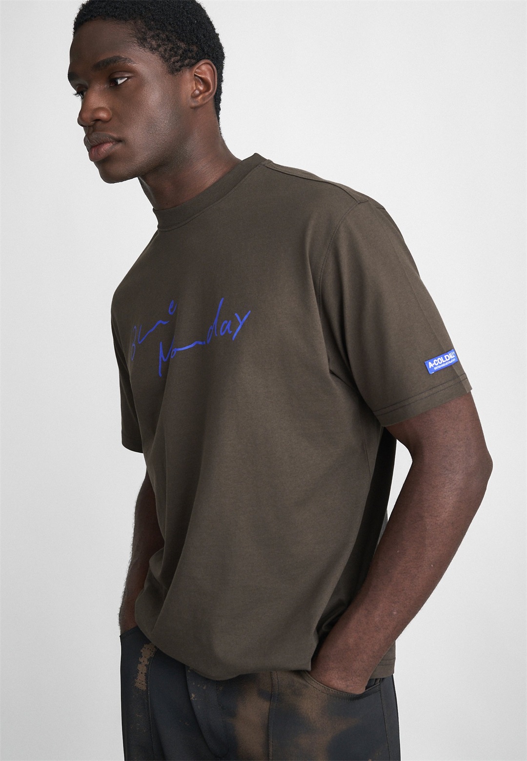 A-COLD-WALL* MONDAY - T-Shirt print - rust/braun