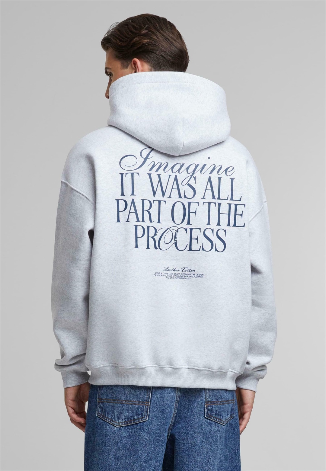 Another Cotton Lab IMAGINE PROCESS OVERSIZE UNISEX - Sweatshirt - grey/grau