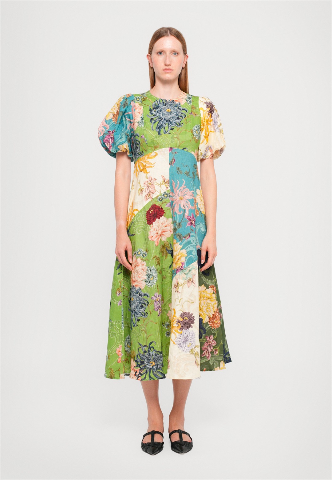 Alemais AVERY SPLICED MIDI DRESS - Freizeitkleid - multi-coloured/mehrfarbig