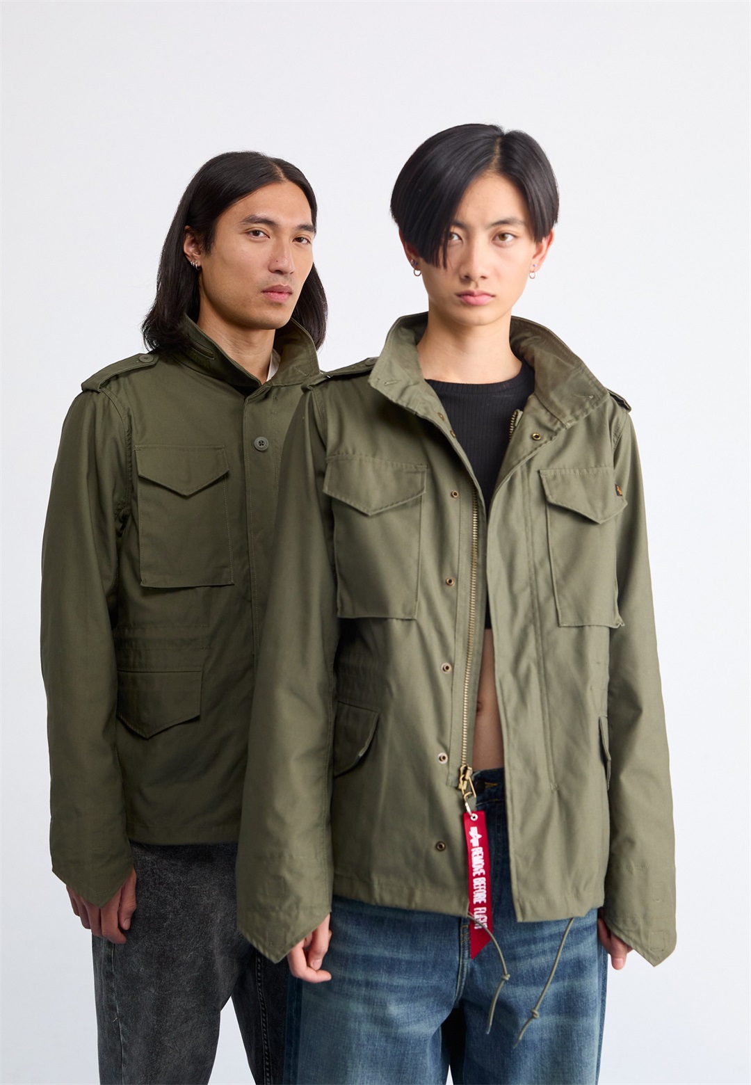 Alpha Industries STUDIO UNISEX - Übergangsjacke - mud olive/oliv