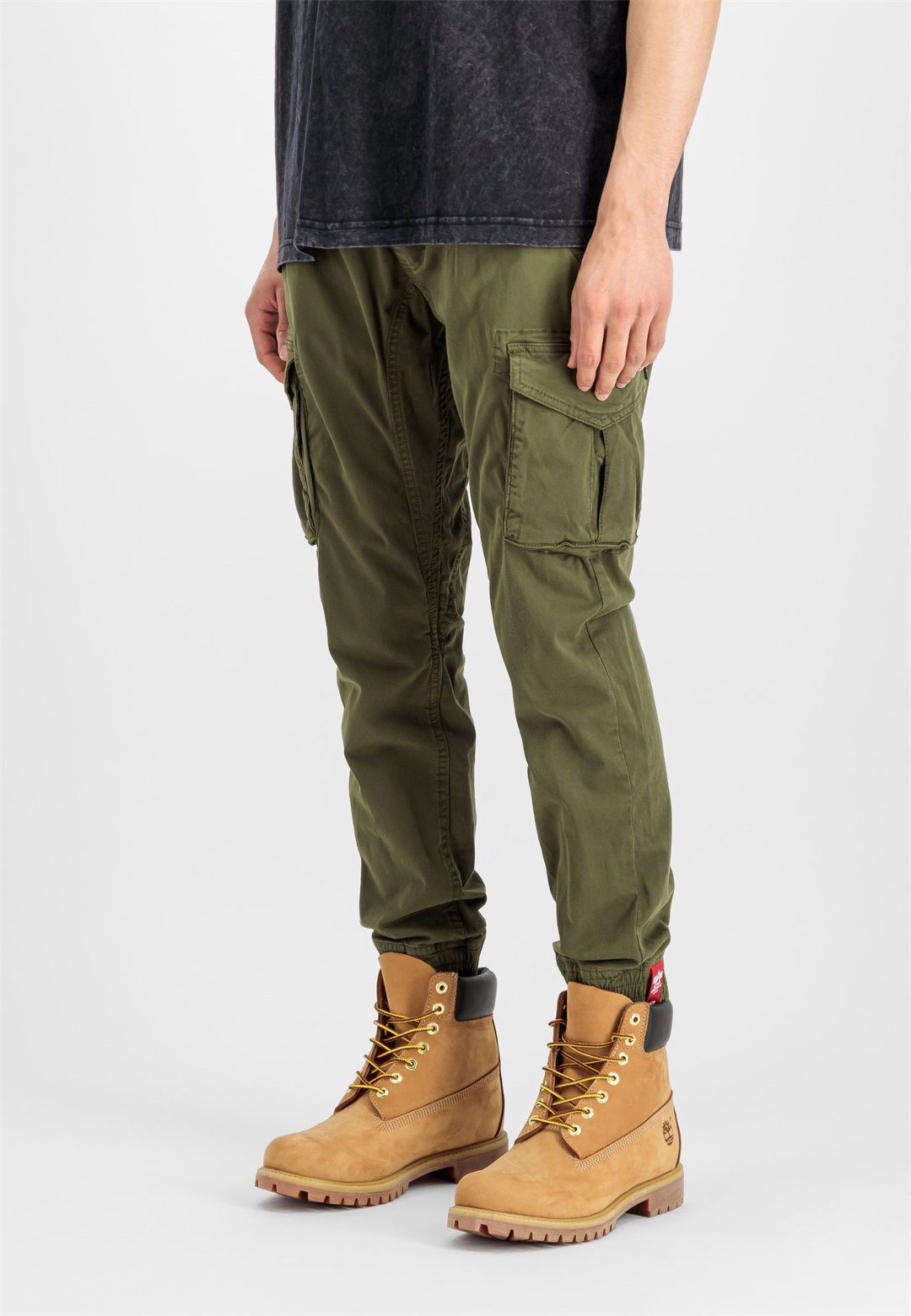 Alpha Industries TWILL JOGGER - Cargohose - dark olive/oliv