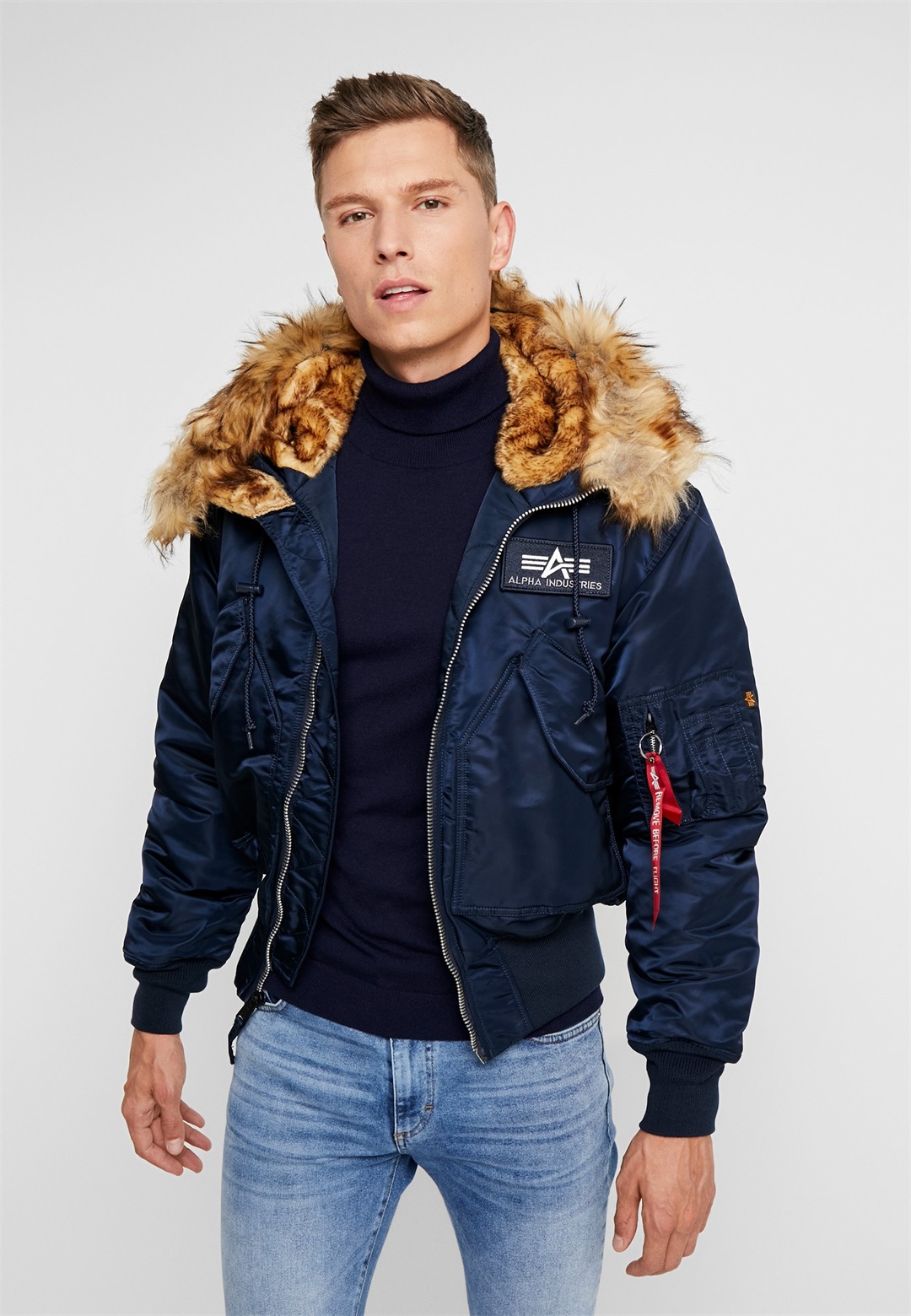 Alpha Industries 45P CUSTOM - Winterjacke - rep blue/dunkelblau