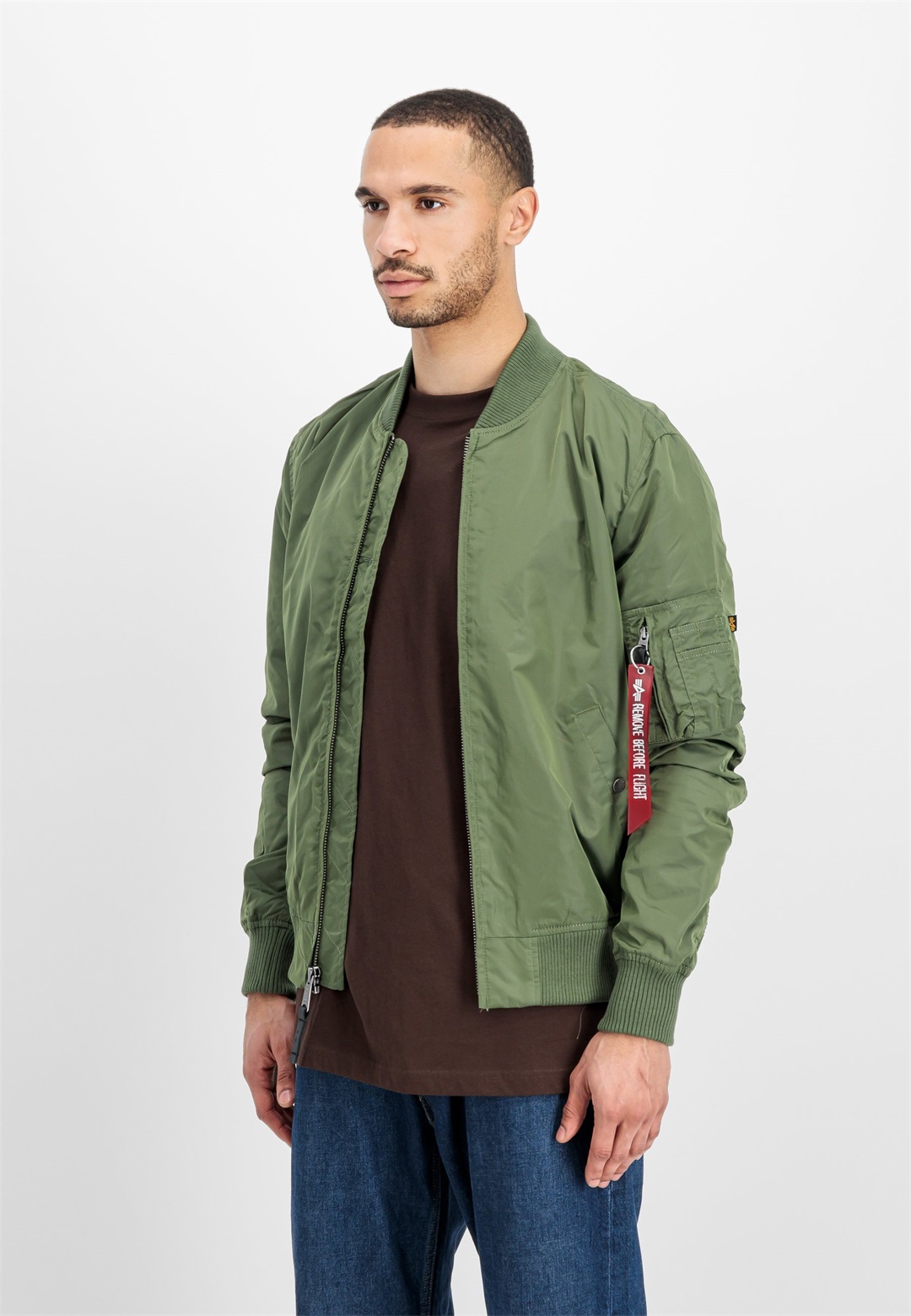 Alpha Industries Bomberjacke - sage green/dunkelgrün