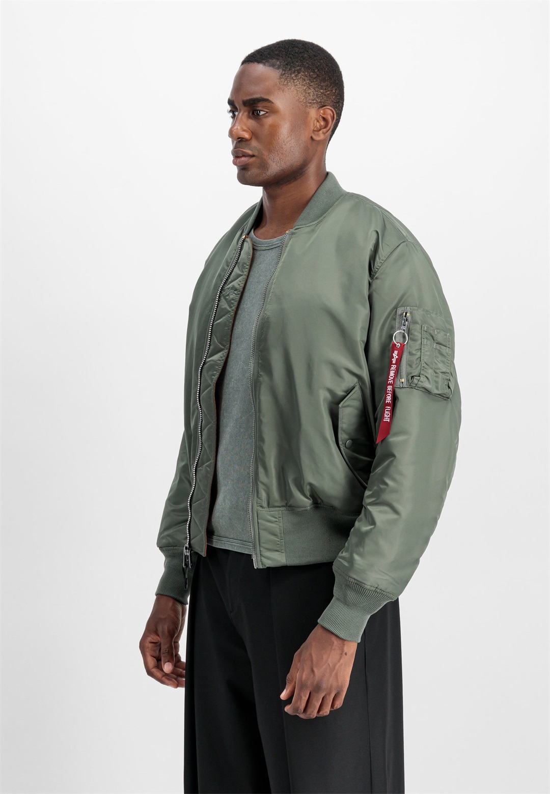 Alpha Industries HERITAGE - Bomberjacke - vintage green/grün-metallic