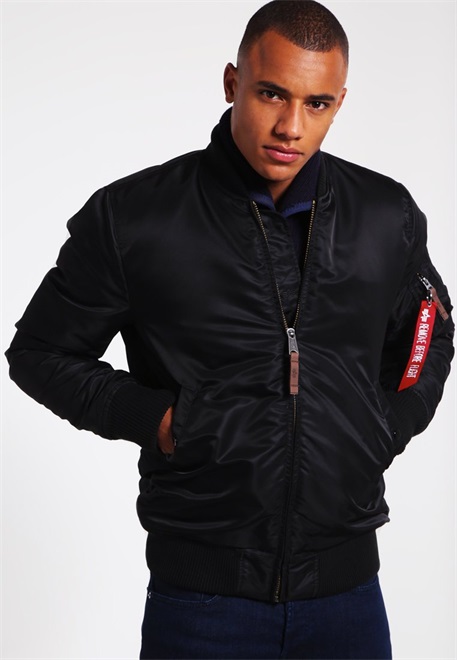 Alpha Industries Bomberjacke - black/schwarz