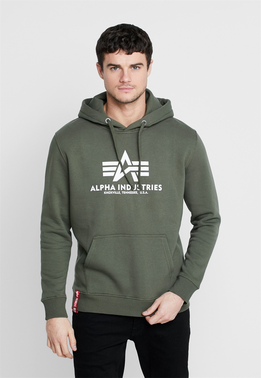 Alpha Industries Kapuzenpullover - dark olive/khaki