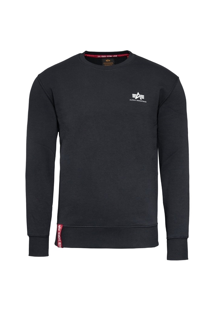 Alpha Industries SMALL LOGO - Sweatshirt - navy/dunkelblau