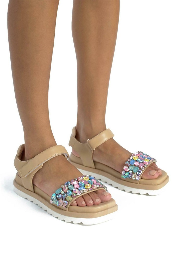 Alma en Pena Riemensandalette - marrón claro/hellbraun