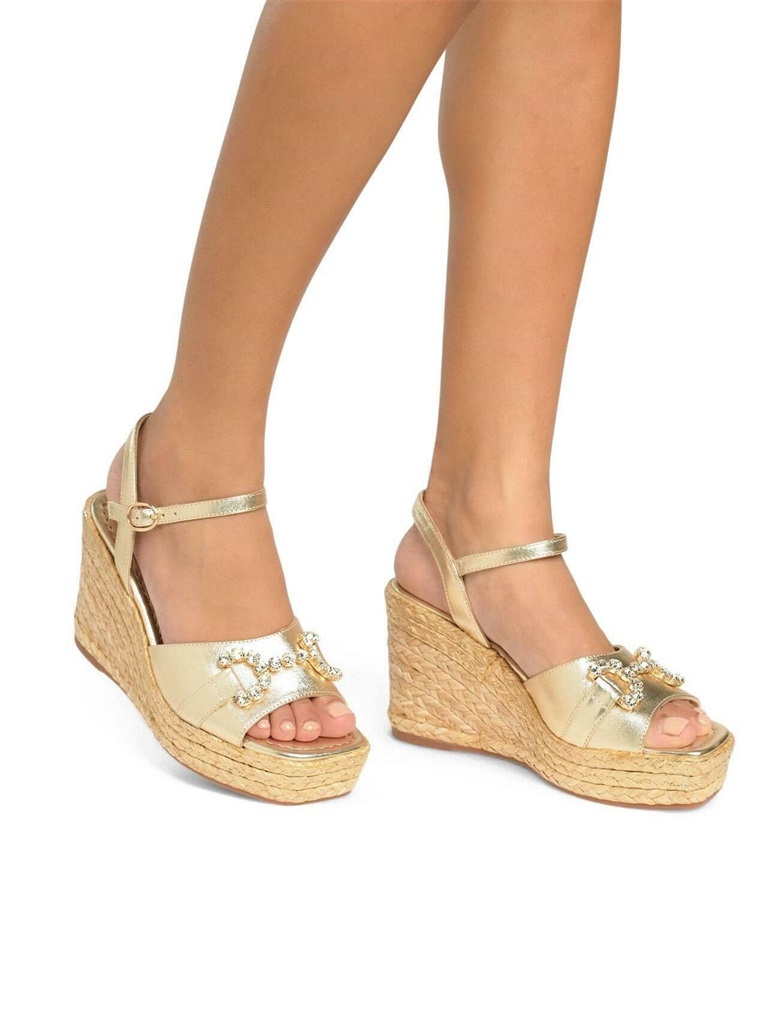 Alma en Pena Keilsandalette - dorado/goldfarben