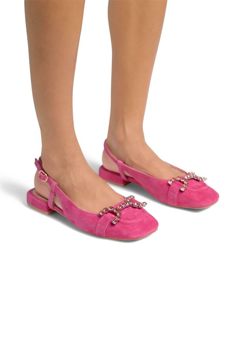 Alma en Pena Sling-Ballerina - fucsia jaspeado/pink meliert