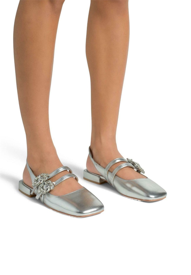 Alma en Pena Sling-Ballerina - plateado/silberfarben