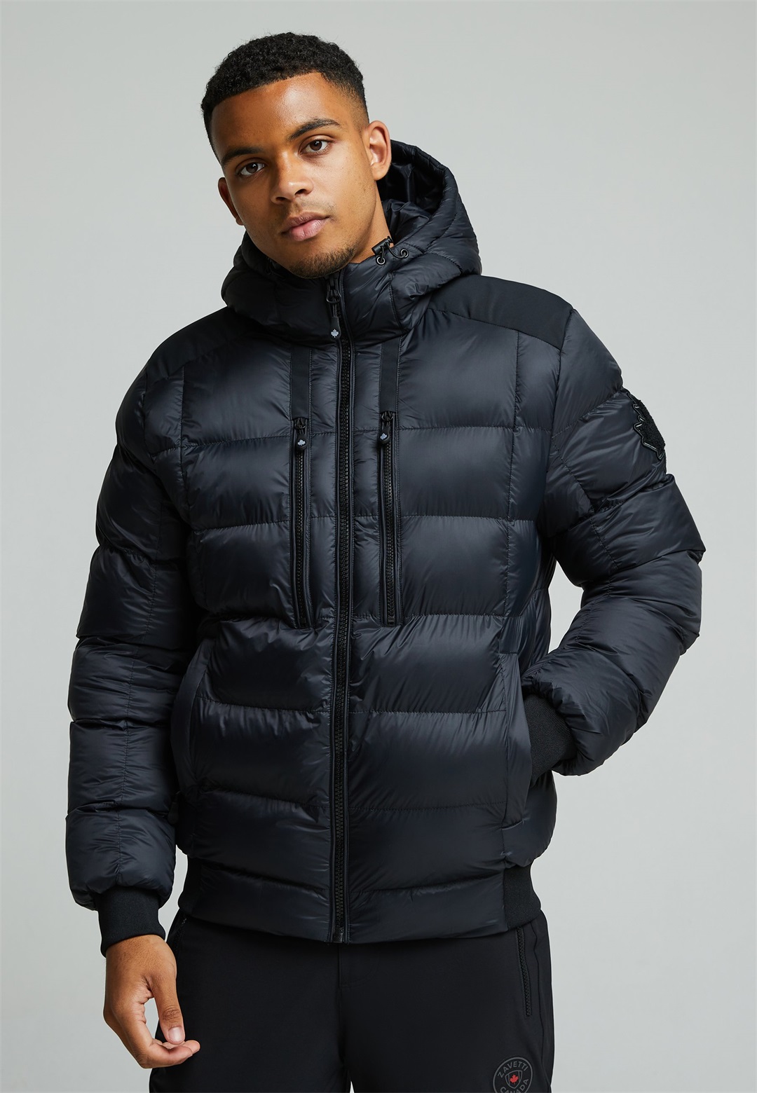 Zavetti Canada ZAVETTI CANADA ANVOX BOMBER JACKET - Winterjacke - jet black/schwarz