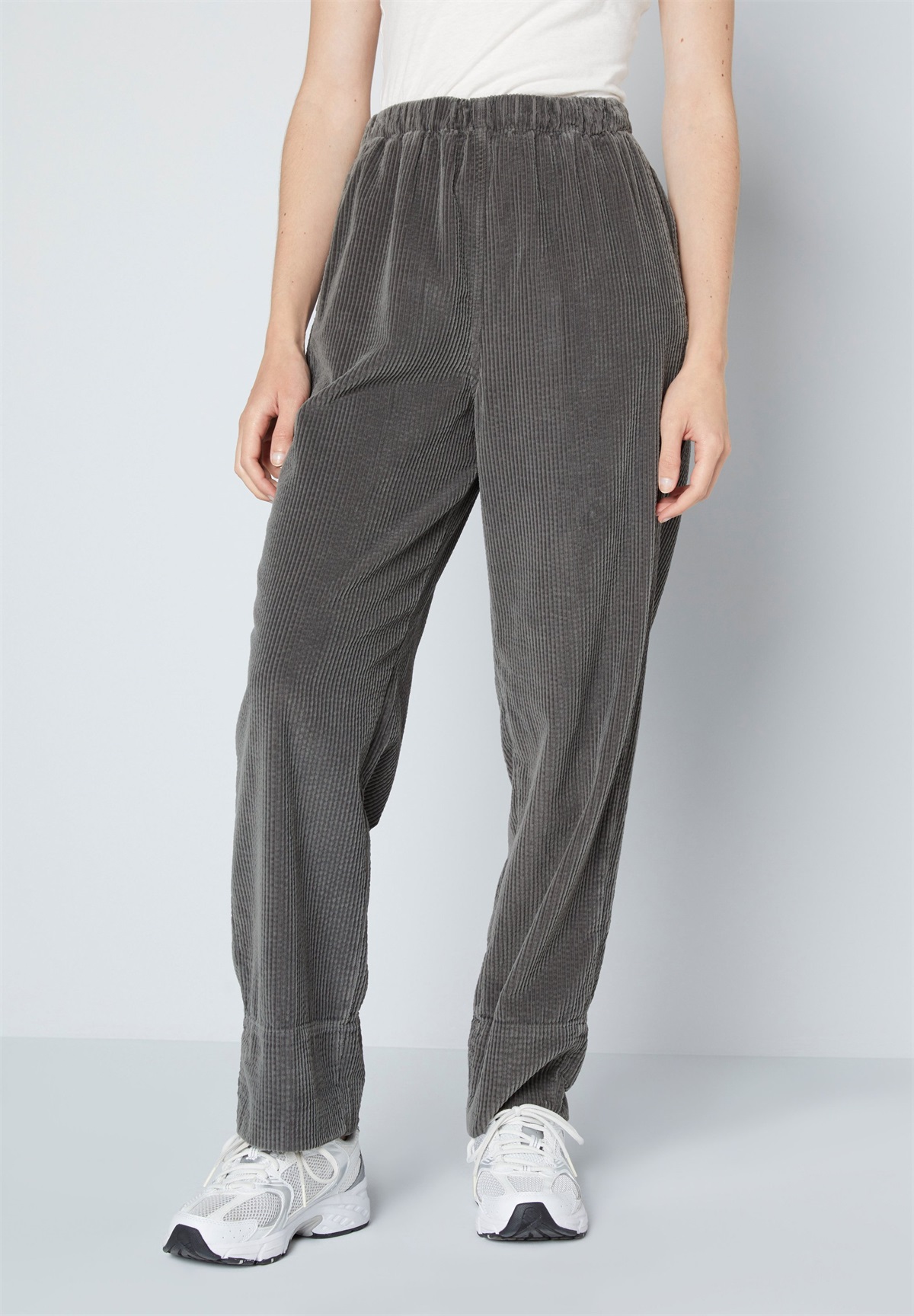 American Vintage Stoffhose - anthrazit/grau