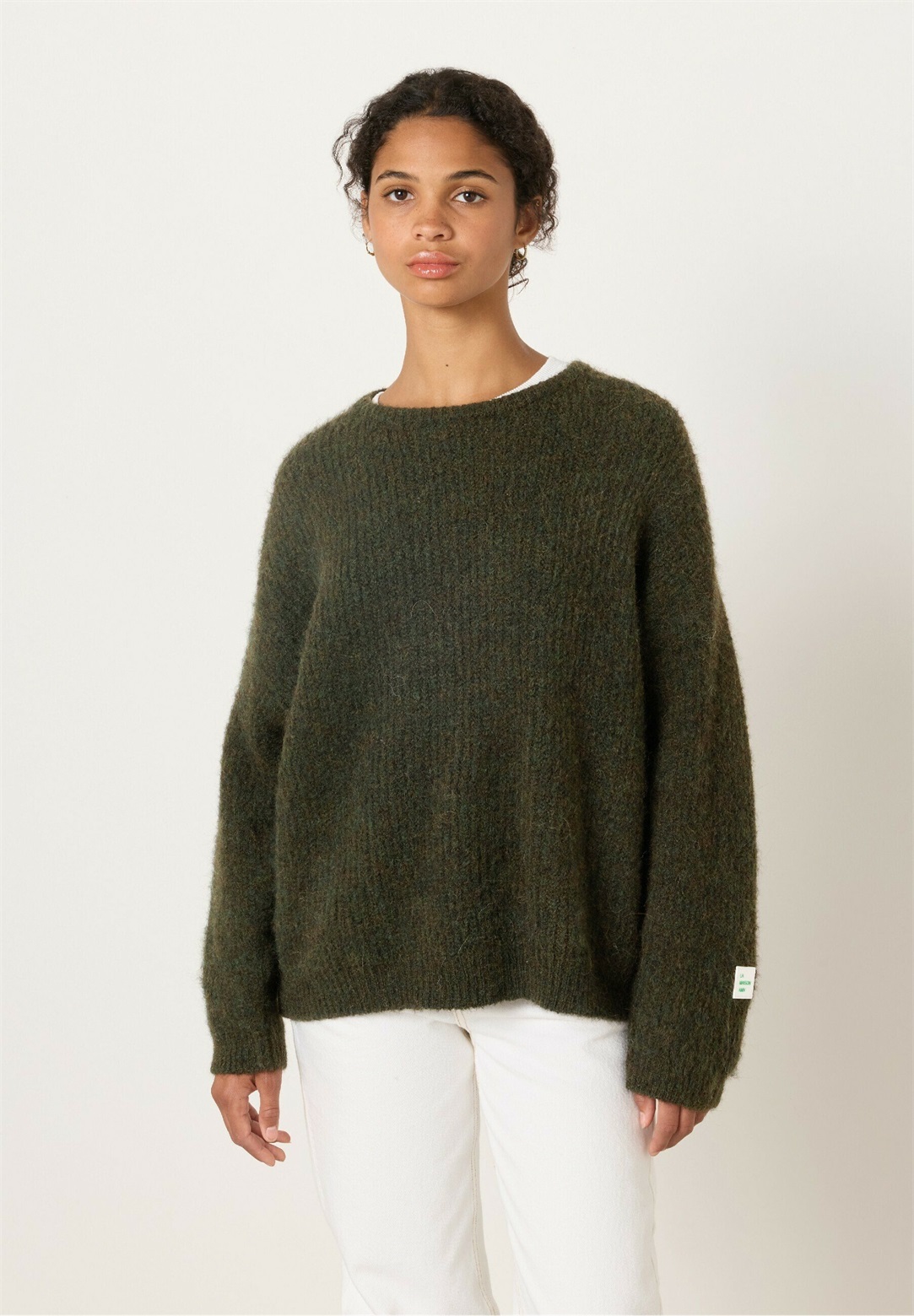 American Vintage Strickpullover - epicea chine/grün-meliert