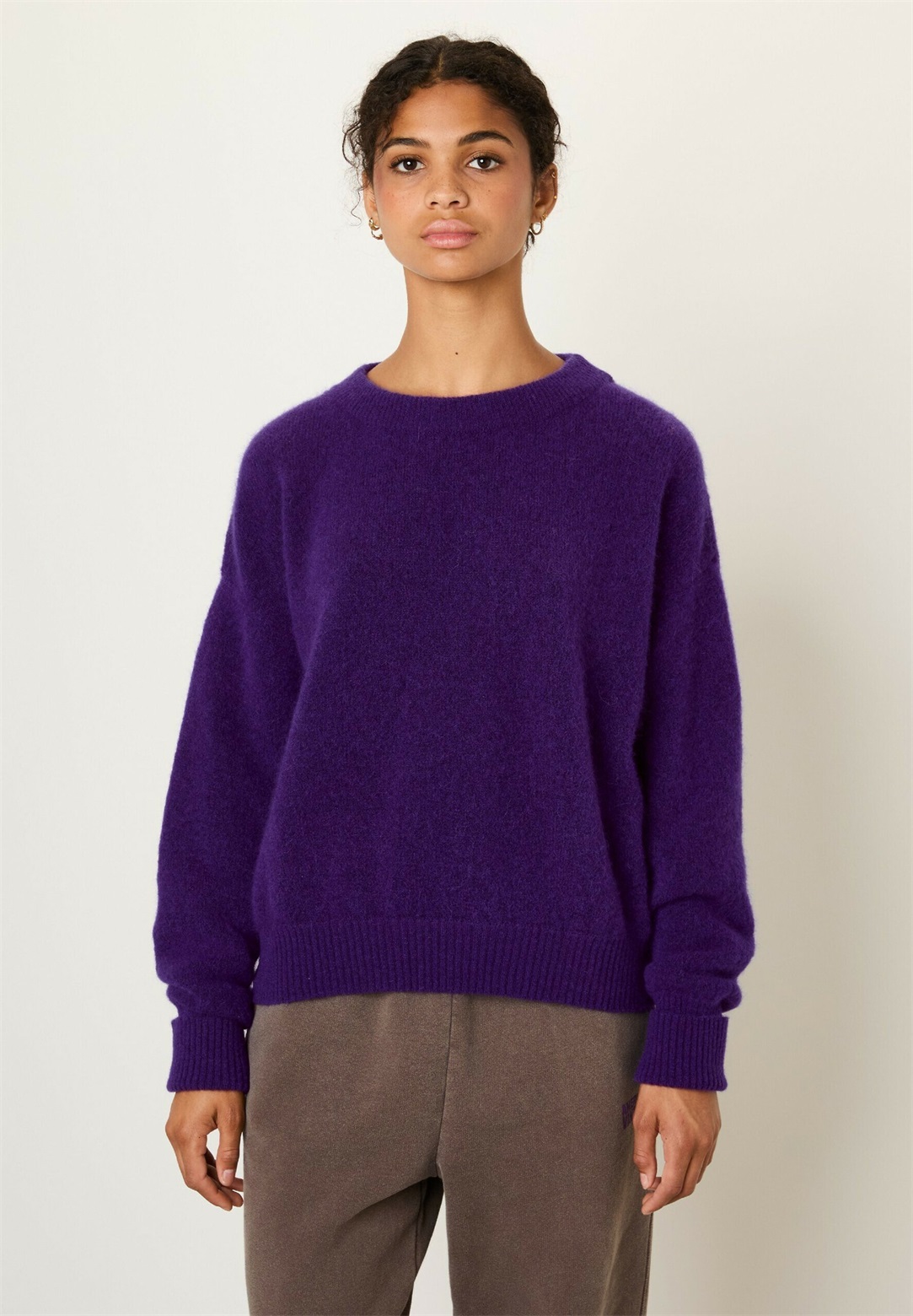 American Vintage VITOW - Strickpullover - aubergine/dunkellila