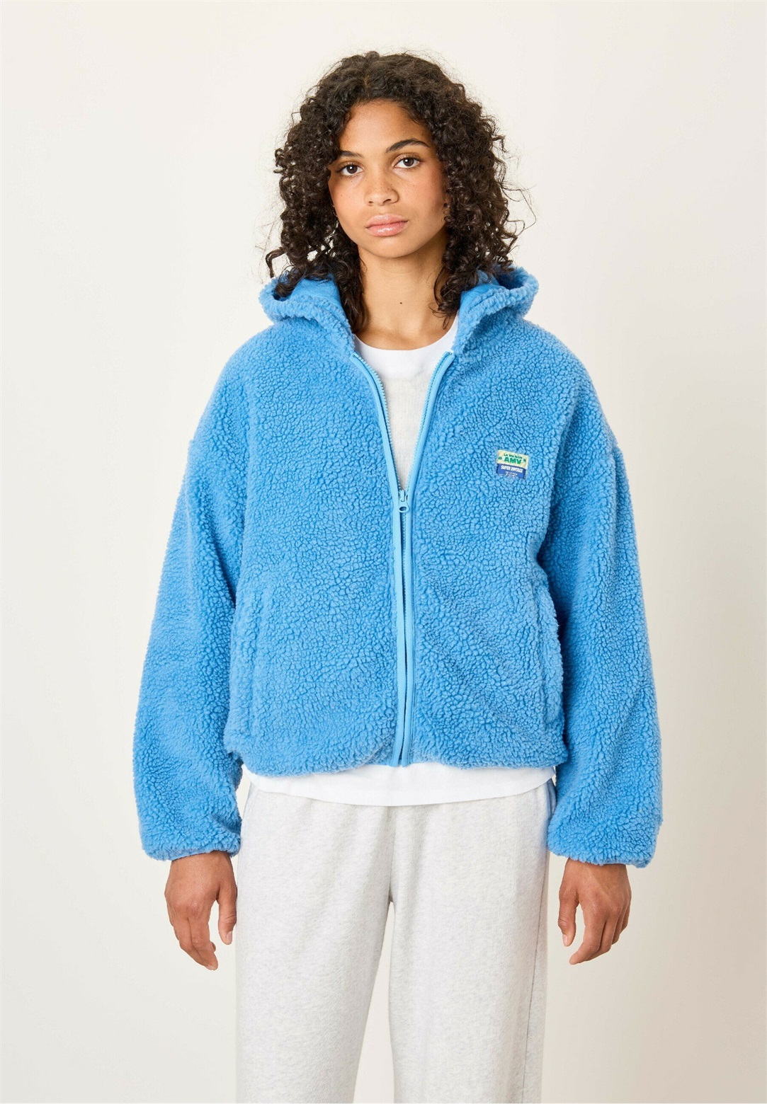 American Vintage HOKTOWN - Fleecejacke - celeste/blau