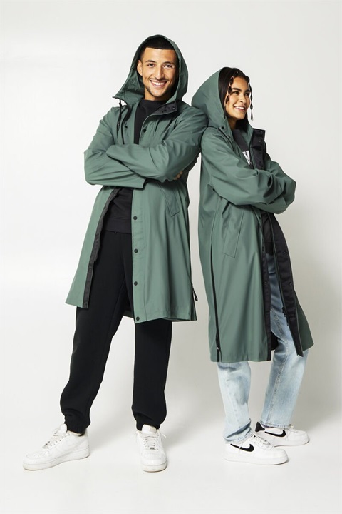 America Today JACE X - Regenjacke / wasserabweisende Jacke - cypress/hellgrün