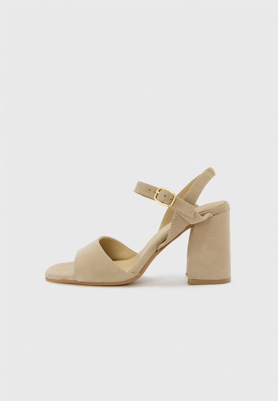 Anna Field LEATHER - High Heel Sandalette - beige