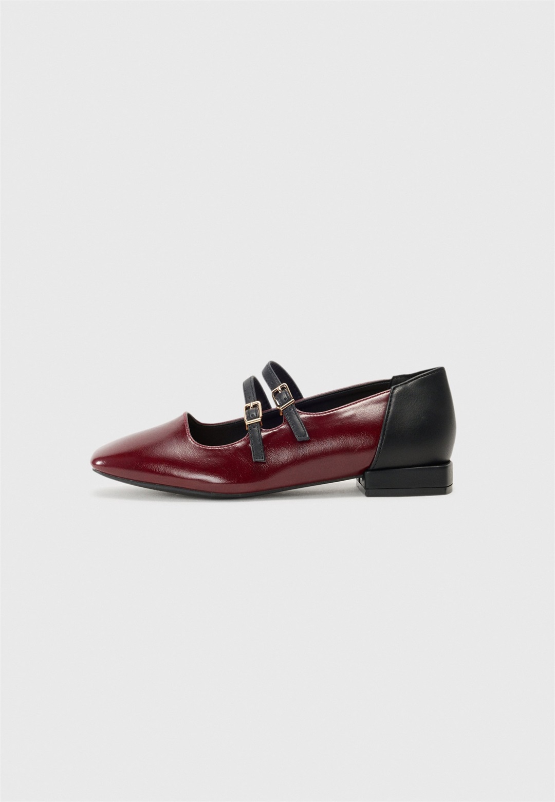 Anna Field Klassischer Ballerina - burgundy black/bordeaux