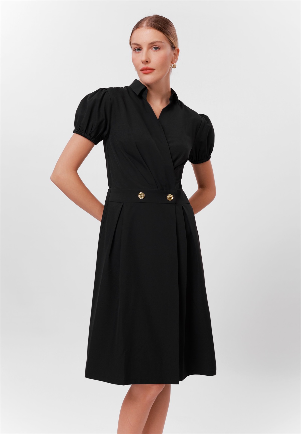 Anna Field Freizeitkleid - black/schwarz