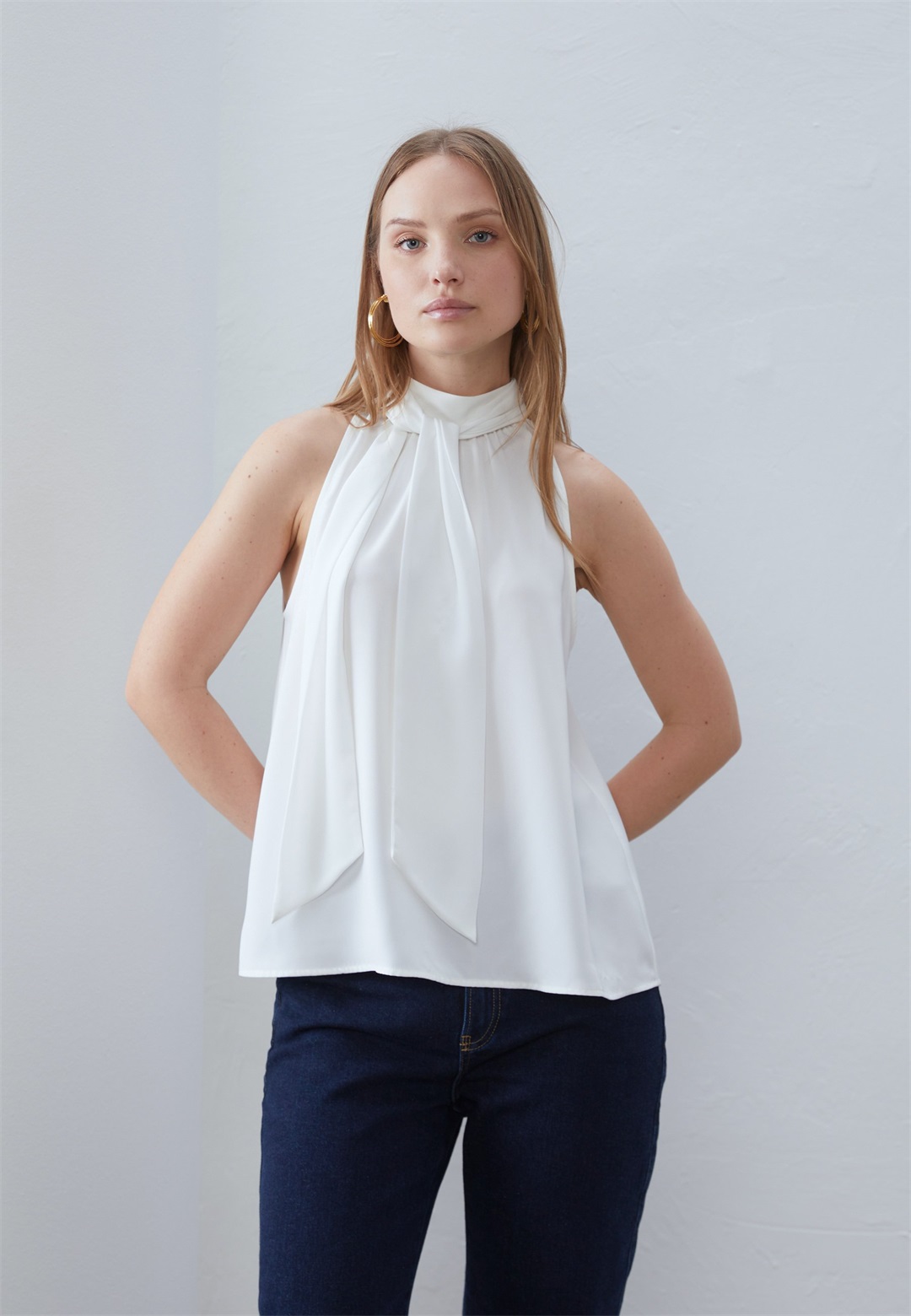 Anna Field Top - white/weiß