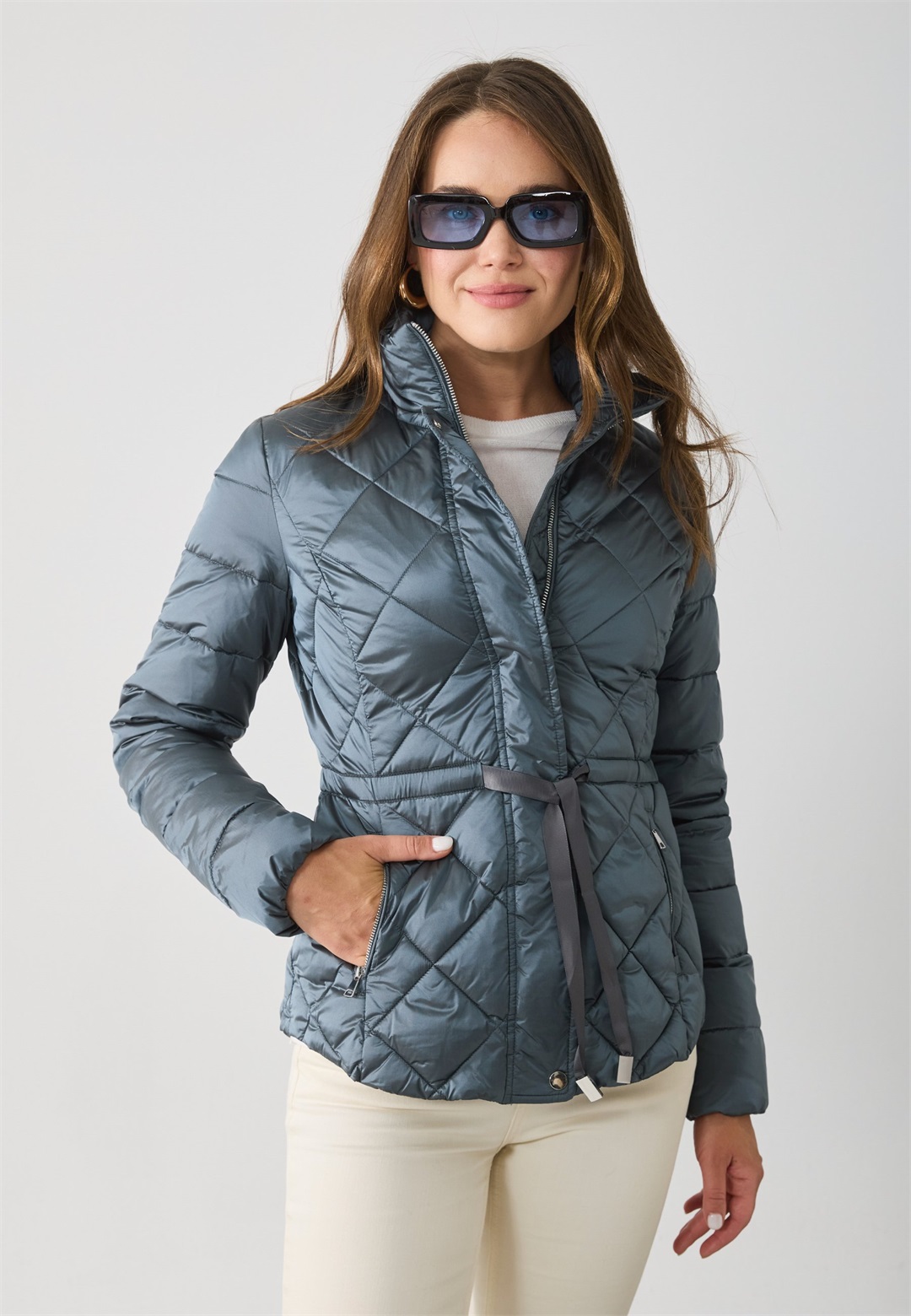 Anna Field Übergangsjacke - blue grey/blaugrau