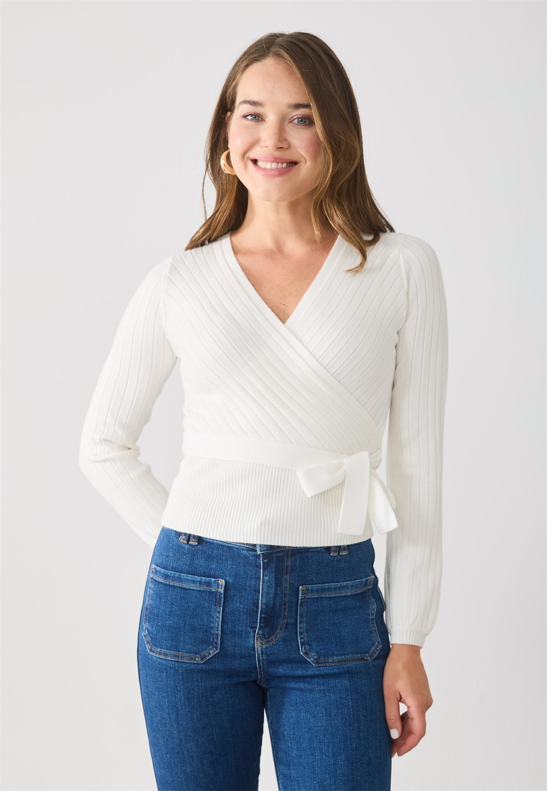 Anna Field Strickpullover - White/offwhite