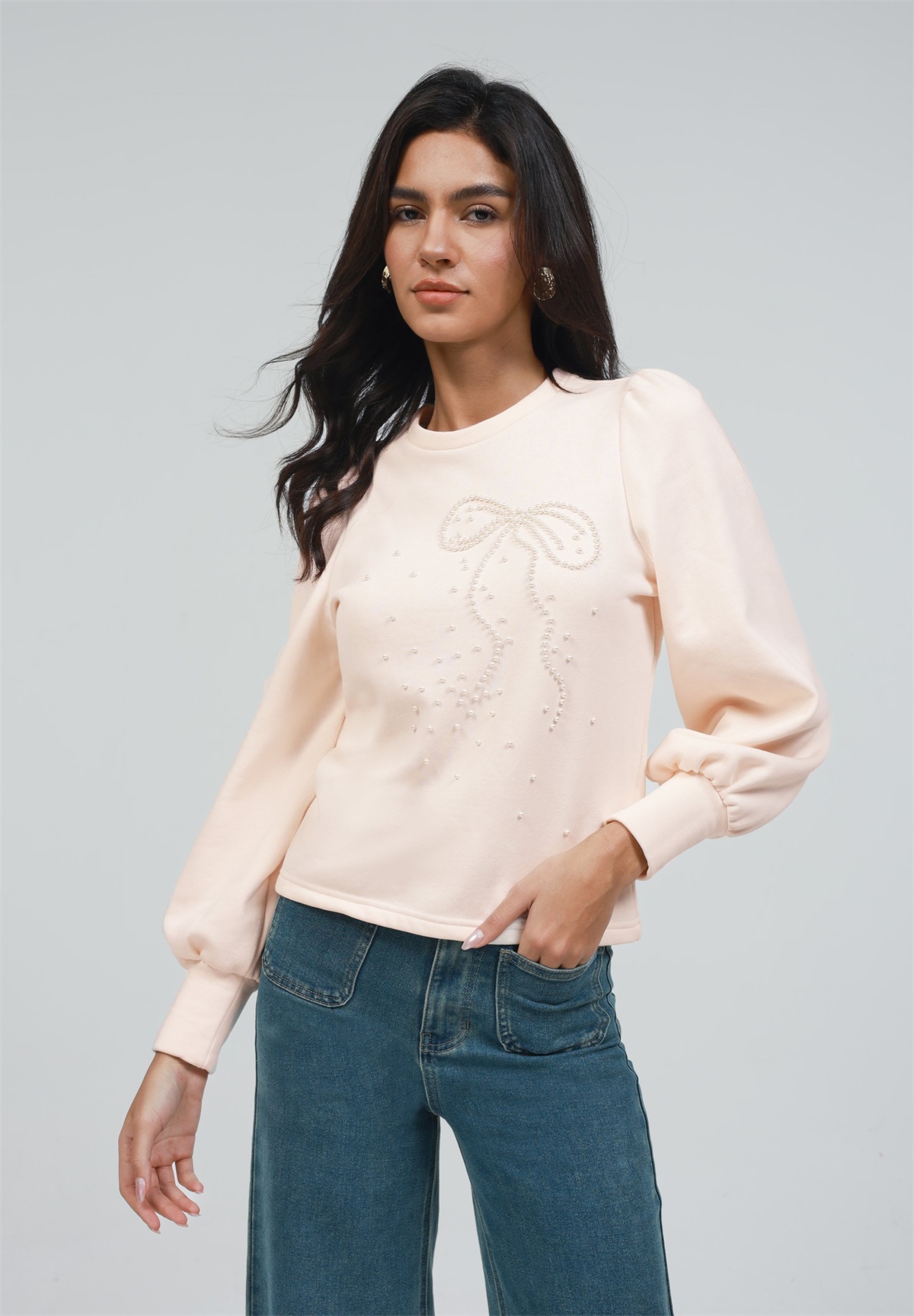 Anna Field Sweatshirt - beige