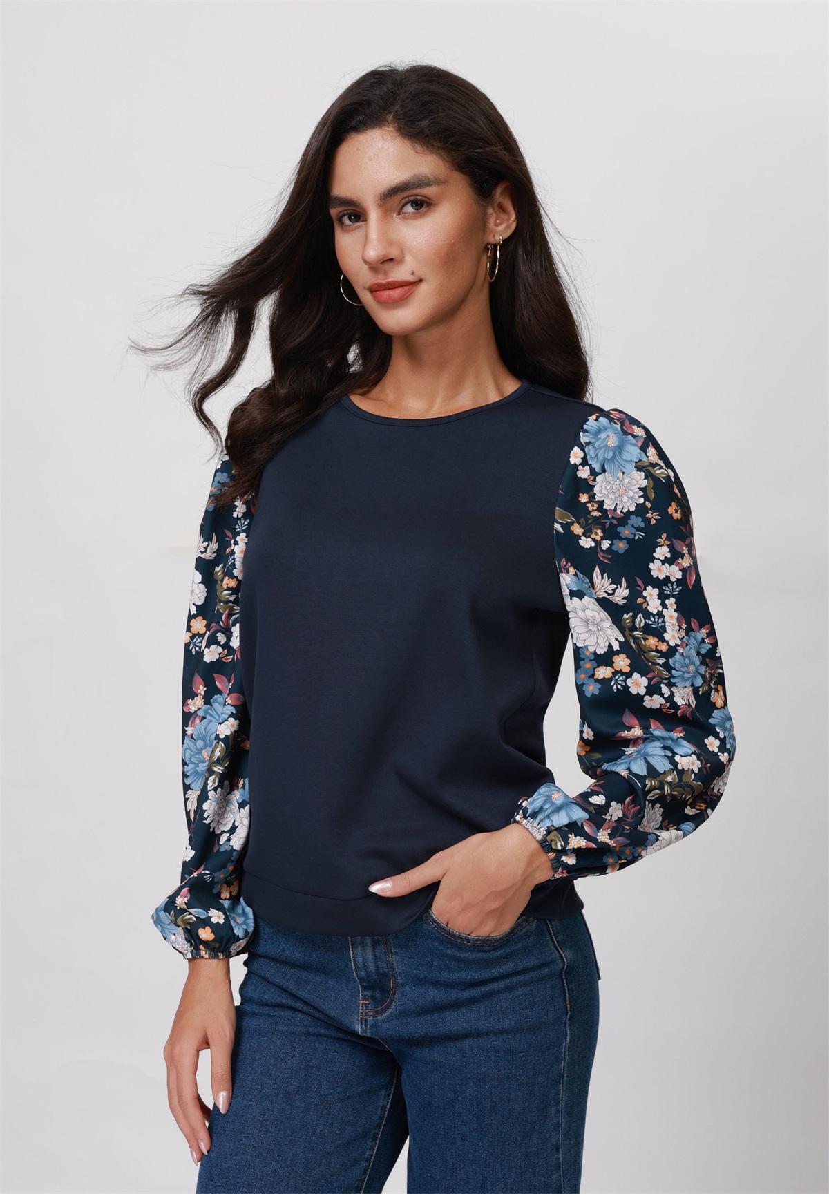 Anna Field Sweatshirt - navy/dunkelblau