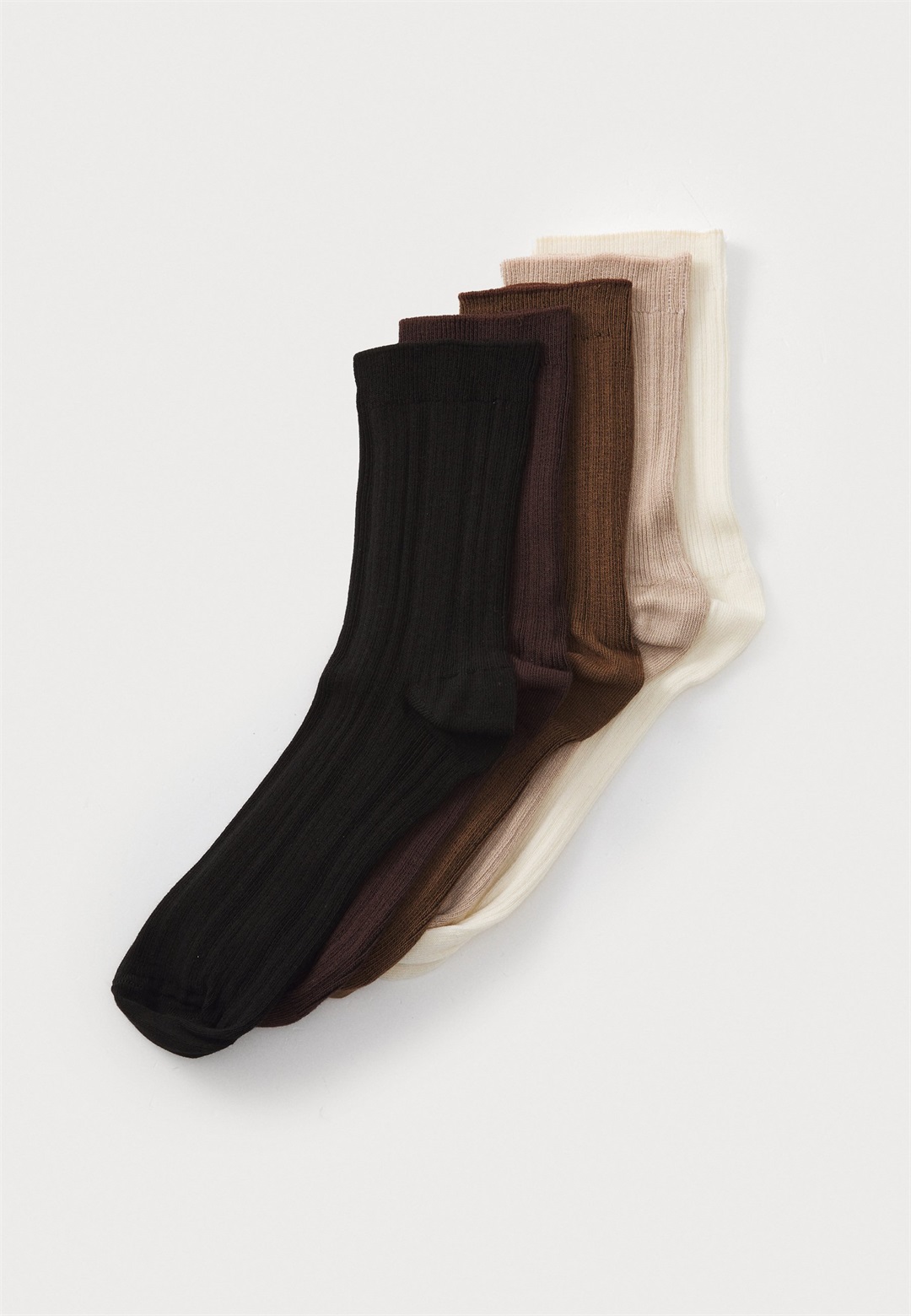 Anna Field 5 PACK - Socken - dark brown/braun